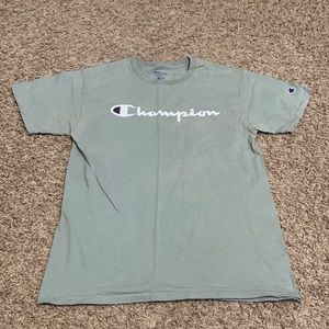 Champion light green shirt